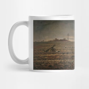 The Plain of Chailly with Harrow and Plough by Jean-Francois Millet Mug